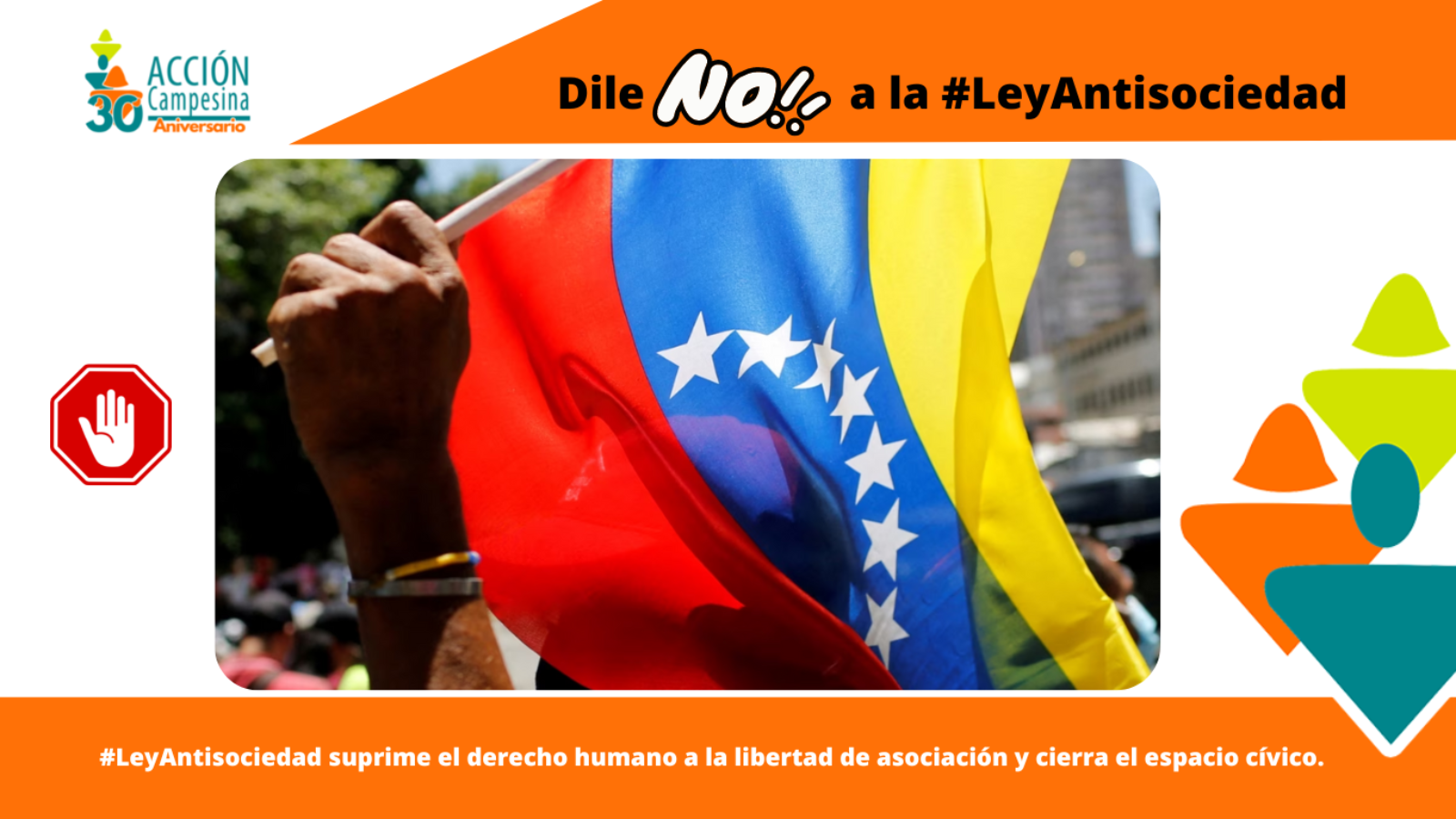 LeyAntisociedad suprime el derecho humano a la libertad de asociación y cierra el espacio cívico.